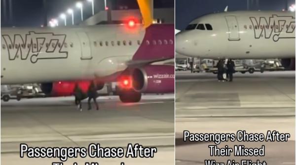 Scene incredibile pe aeroportul din Koln: doi români au forțat o ieșire de urgență și au alergat pe pistă după avion - VIDEO