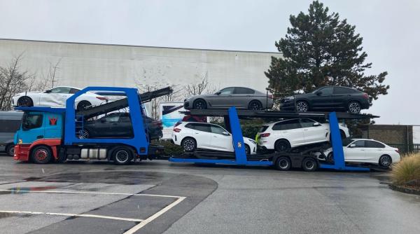 Polițiștii germani au tras pe dreapta definitiv un samsar român după ce i-au verificat camionul. Stare tehnică: "pericol pentru circulație"