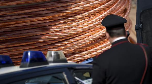 Trei români din Italia au furat cupru de 250.000 de euro și au blocat modernizarea liniei feroviare Florența-Roma