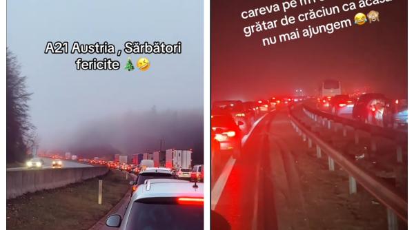 Zeci de mii de români din diaspora se întorc acasă de sărbători. Haos pe autostrăzile din Ungaria și Austria
