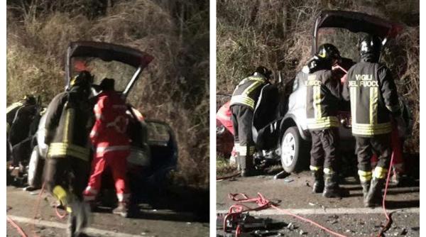 Familie de români din Italia, accident mortal în drumul spre România. Ilie a murit pe loc