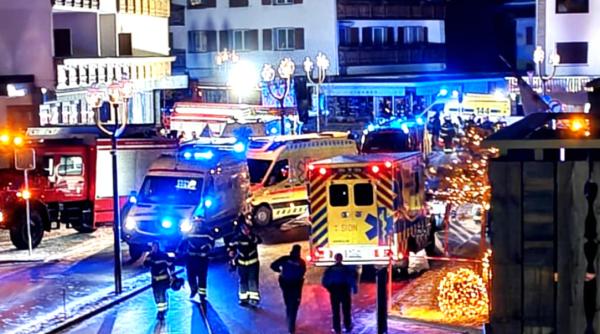 Cauza incendiului din Elveția, soldat cu 40 de morți. Asemănări cu tragedia de la Colectiv - VIDEO