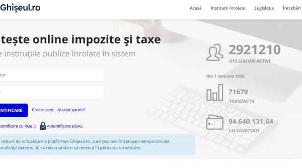 Românii din diaspora nu pot accesa platforma ghișeul.ro