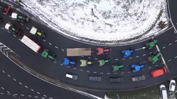 Fermierii italieni protestează împotriva Mercosur. Tractoarele au blocat vineri traficul din Milano