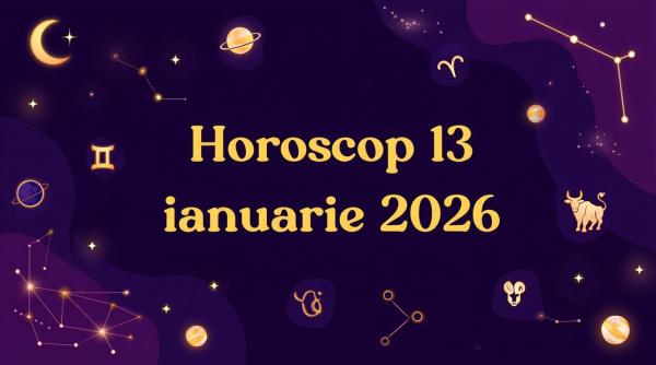 Horoscopul zilei de 13 ianuarie 2026: Ziua în care adevărul iese la suprafață