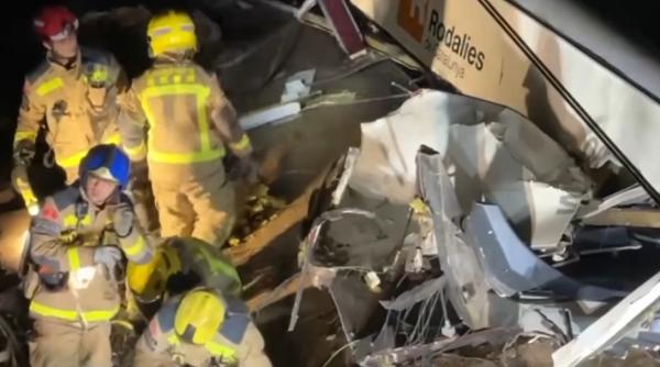 Nou accident de tren în Spania: un mort şi 37 de răniți din care 5 în stare gravă