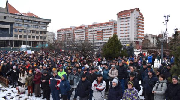 Protest în inima secuimii. S-a scandat împotriva UDMR: "I-ați trădat pe secui, pe unguri și pe români" 