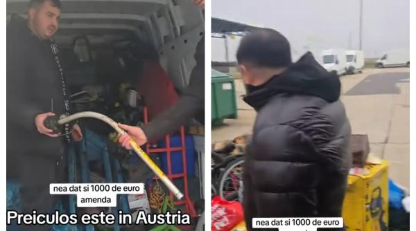 Dubă românească, oprită în vamă, în Austria: "Ne-au confiscat tot, ne-au dat și amendă" 