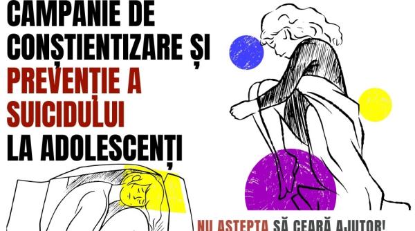 Campanie de conștientizare dedicată părinților de adolescenți privind riscul suicidar și prevenția tentativelor de suicid
