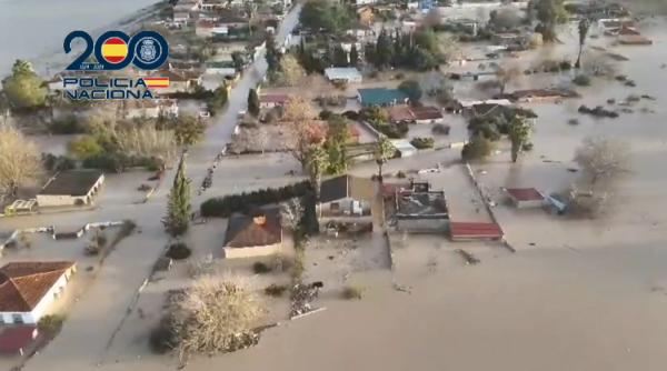 Furtuna Marta: 13 regiuni din Spania în alertă, situație critică în Andaluzia. Mii de persoane evacuate și drumuri închise