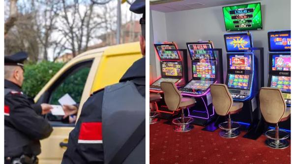 Trei români, arestați în Italia după multiple lovituri: spărgeau "păcănelele" și fugeau cu banii