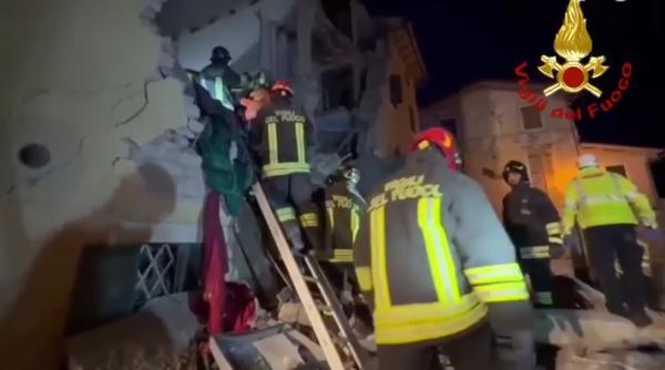 O clădire cu trei etaje din Verona s-a prăbușit după o explozie: un mort și trei răniți 