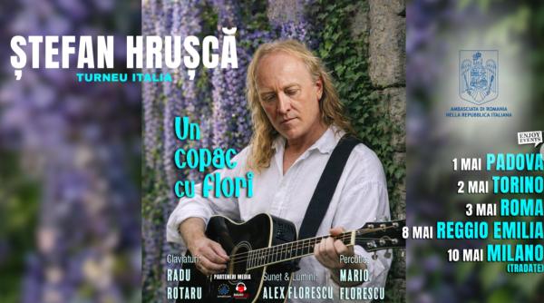 Muzica folk românească cucerește Italia: Ștefan Hrușcă, turneu dedicat comunității