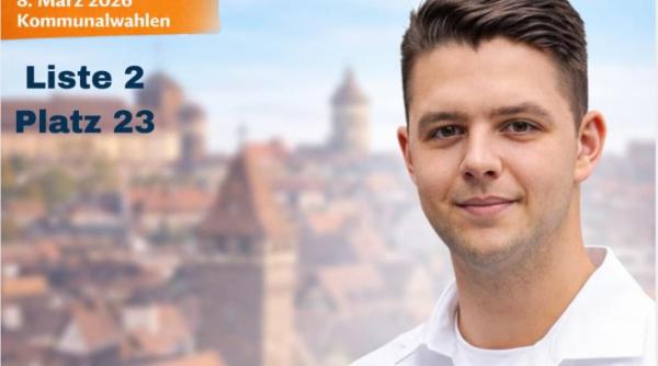 Român de 25 de ani, candidat pentru Consiliul Local Nürnberg: "Nu uit nicio clipă rădăcinile și limba română"