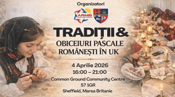 "Tradiții și obiceiuri pascale românești în UK" - punte culturală între diaspora românească și Țara Beiușului