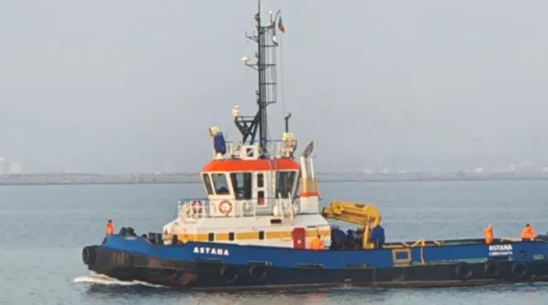 Remorcherul românesc răsturnat acorda asistenţă navei tanc Amades, pavilion insulele Marshall