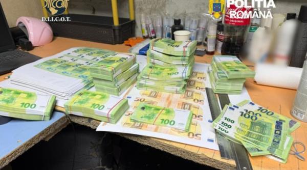 Cum a fost prins italianul care a tipărit 2 milioane de euro într-o casă din Suceava