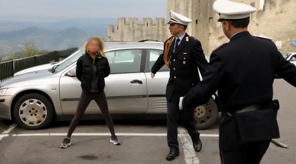 O româncă de 50 de ani din Italia a bătut un bărbat care voia să parcheze pe locul ocupat fizic de ea