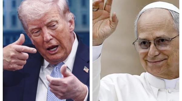 Replici dure între papa Leon și Trump: "Nu mi-e frică de el"/ "A ajuns papă datorită mie" 