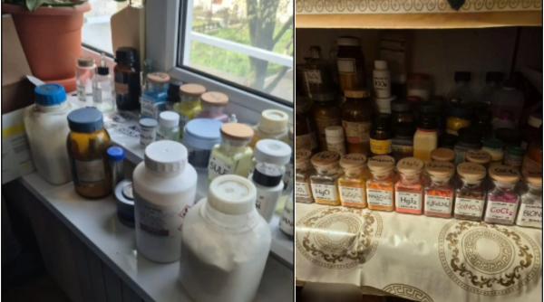 Un tânăr din Galați și-a făcut acasă un adevărat laborator chimic. Ar fi încercat să obțină explozibili