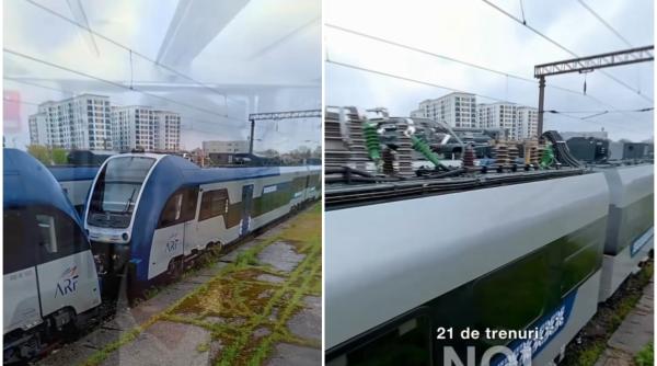 Dezastru la Transporturi. Miruță a găsit 21 de trenuri noi-nouţe, care zac de luni bune în Gara Obor