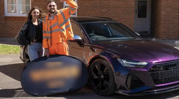 Un român din Anglia a câștigat un Audi de 72.000 de lire, cu un bilet pe care a plătit 19 pence