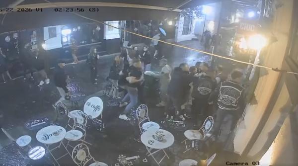 Bătaie în Centrul Vechi, între ucraineni și membri ai grupului de motocicliști Gremium. Patru persoane reținute