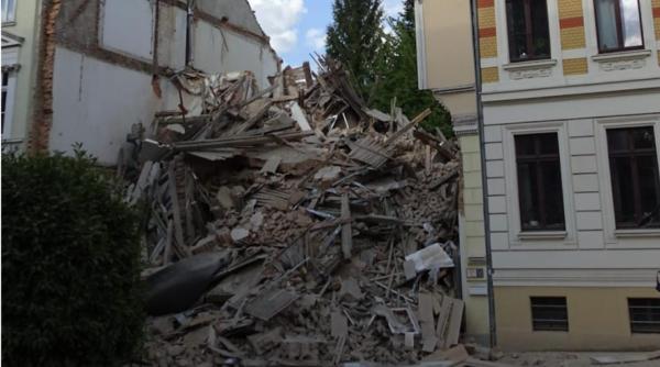 Bloc prăbușit la Görlitz, două românce moarte. Poliția germană a arestat doi bărbați