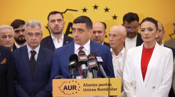 Simion spune că AUR nu votează Guvernul lui Veştea, dar îl așteaptă la sediul partidului