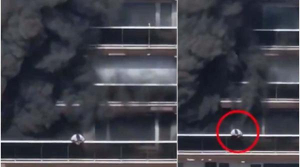 Momente dramatice la incendiul din Belgia. Locatarii au vrut să scape fugind pe balcoane