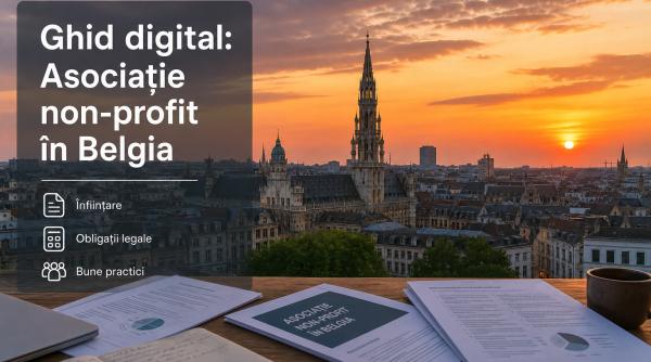 Ghid digital: Cum se înființează și cum se dezvoltă o asociație non-profit în Belgia