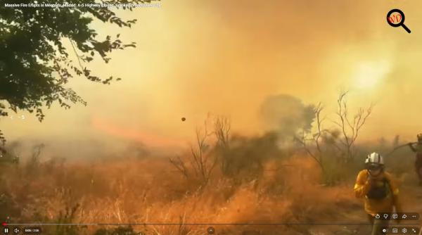 Incendiu uriaș în Spania, lângă Madrid: Peste 12 000 de hectare au ars deja 