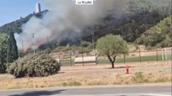 Incendii în sudul Franței. Sute de pompieri mobilizaţi