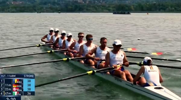 Aur pentru România la Campionatele Europene de canotaj de la Varese