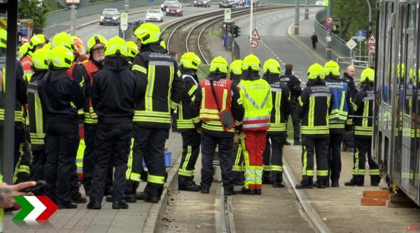 Accident grav între două tramvaie în Germania. 30 de persoane rănite, iar trei sunt în stare critică după impact