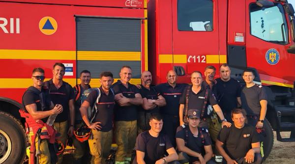Pompierii români continuă misiunile de sprijin în Franţa şi Grecia