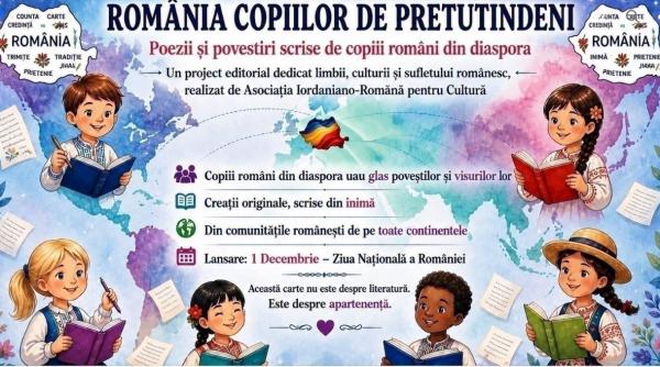 „România Copiilor de Pretutindeni”: copiii români din diaspora, invitați să scrie despre România într-un volum special