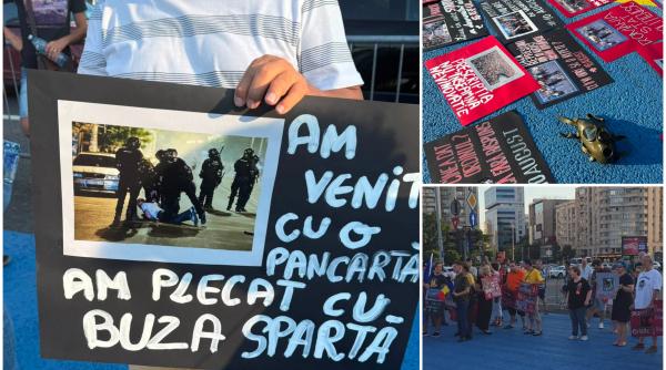 Protest în Piața Victoriei, la 8 ani de la momentul "10 august"