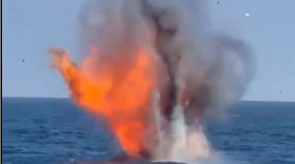  Armata Română a distrus două drone UAV în zona Neptun Deep