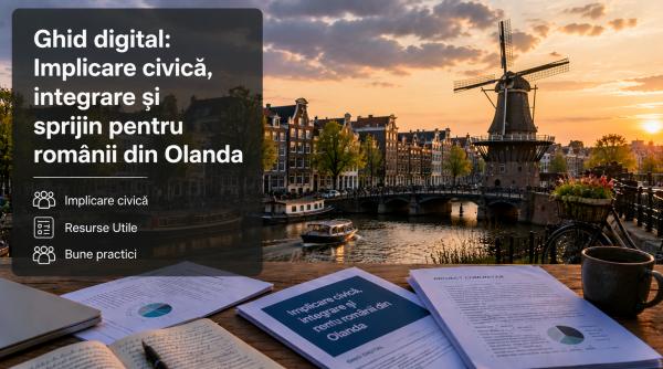 Ghid digital: Implicare civică, integrare și sprijin pentru românii din Olanda