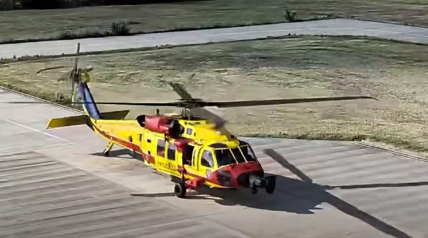 România a trimis în Serbia un modul de stingere a incendiilor, inclusiv elicopterul Black Hawk S-70M rescEU