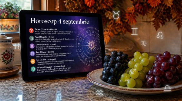Horoscop 4 septembrie 2026. O zi a deciziilor importante. Ce le rezervă astrele celor 12 zodii