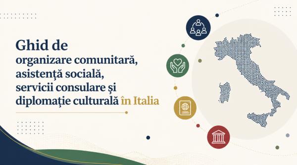 Ghid de organizare comunitară, asistență socială, servicii consulare și diplomație culturală în Italia
