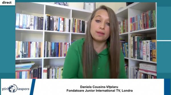 Limba română, "altfel ambalată" pentru copiii din diaspora. Daniela Cousins-Vițelaru, despre combaterea analfabetismul funcțional 