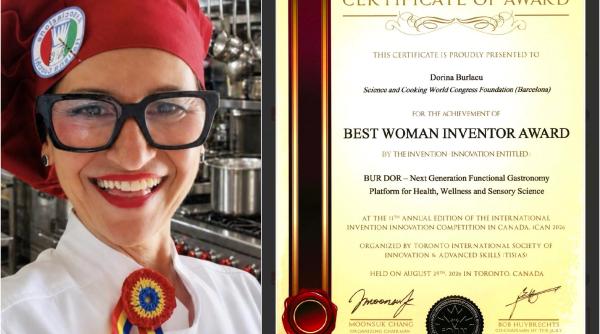 Superalimentul inventat de o româncă, premiat la nivel internațional. Dorina Burlacu, distinsă cu premiul Best Woman Inventor Award