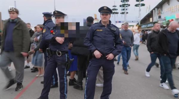 Român prins la furat pe Oktoberfest, în Munchen. Poliția îl urmărea în corturi 