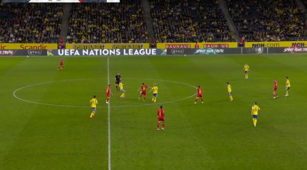 Suedia - România, scor final 2 -1. Debut cu stângul în Nations League pentru naționala lui Hagi