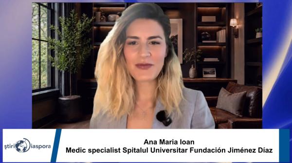 Medicul Ana Maria Ioan, invitată la Diaspora creativă / VIDEO