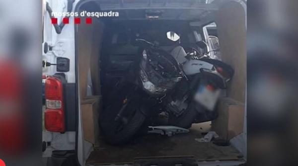 Doi români din Spania au furat 95 de motociclete dintr-o parcare și au plecat spre casă. Au fost prinși câteva ore mai târziu, în Franța