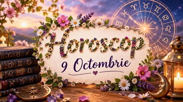 Horoscop 9 octombrie 2026. O zi în care o veste, o întâlnire sau o decizie poate schimba direcția celor 12 zodii